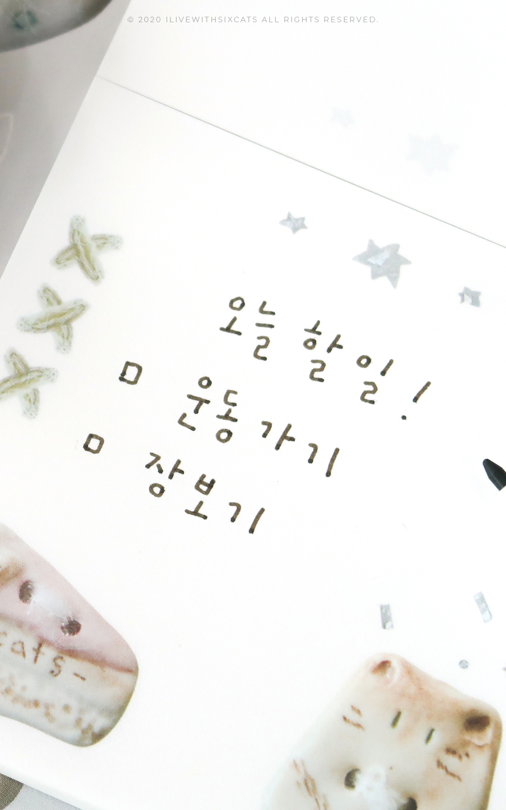 [떡메모지] 고양이의 나이트 티 상세 이미지 2