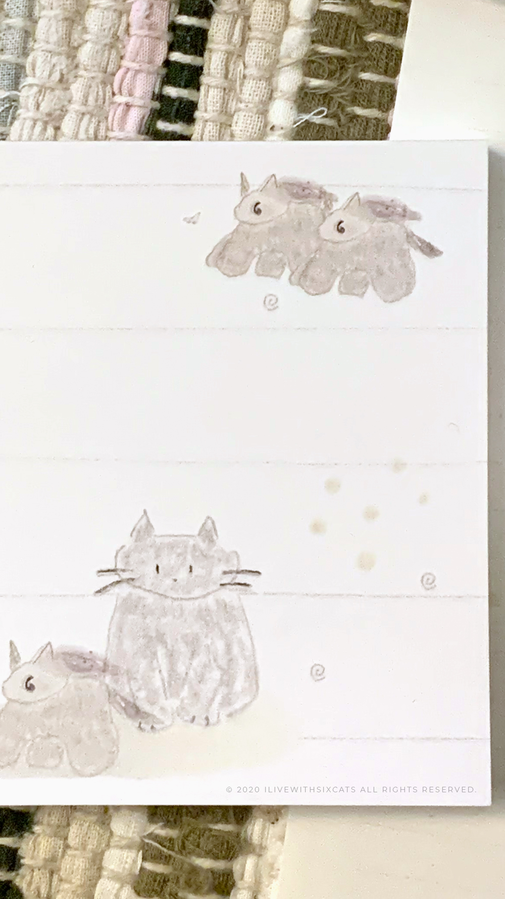 [떡메모지] 몽이의 애착인형 a cat’s comfort plush 상세 이미지 2