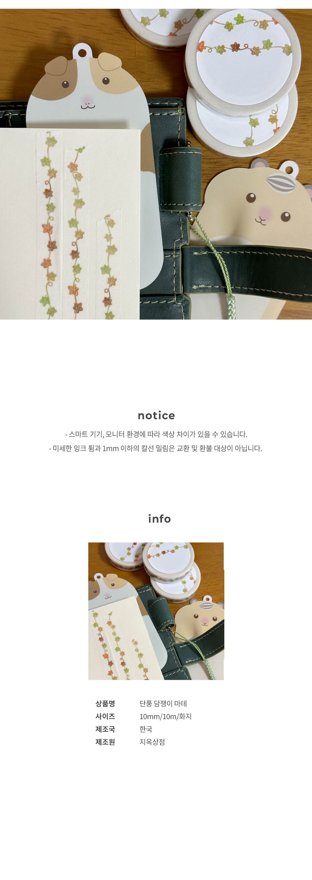 단풍 담쟁이 마테 상세 이미지 3