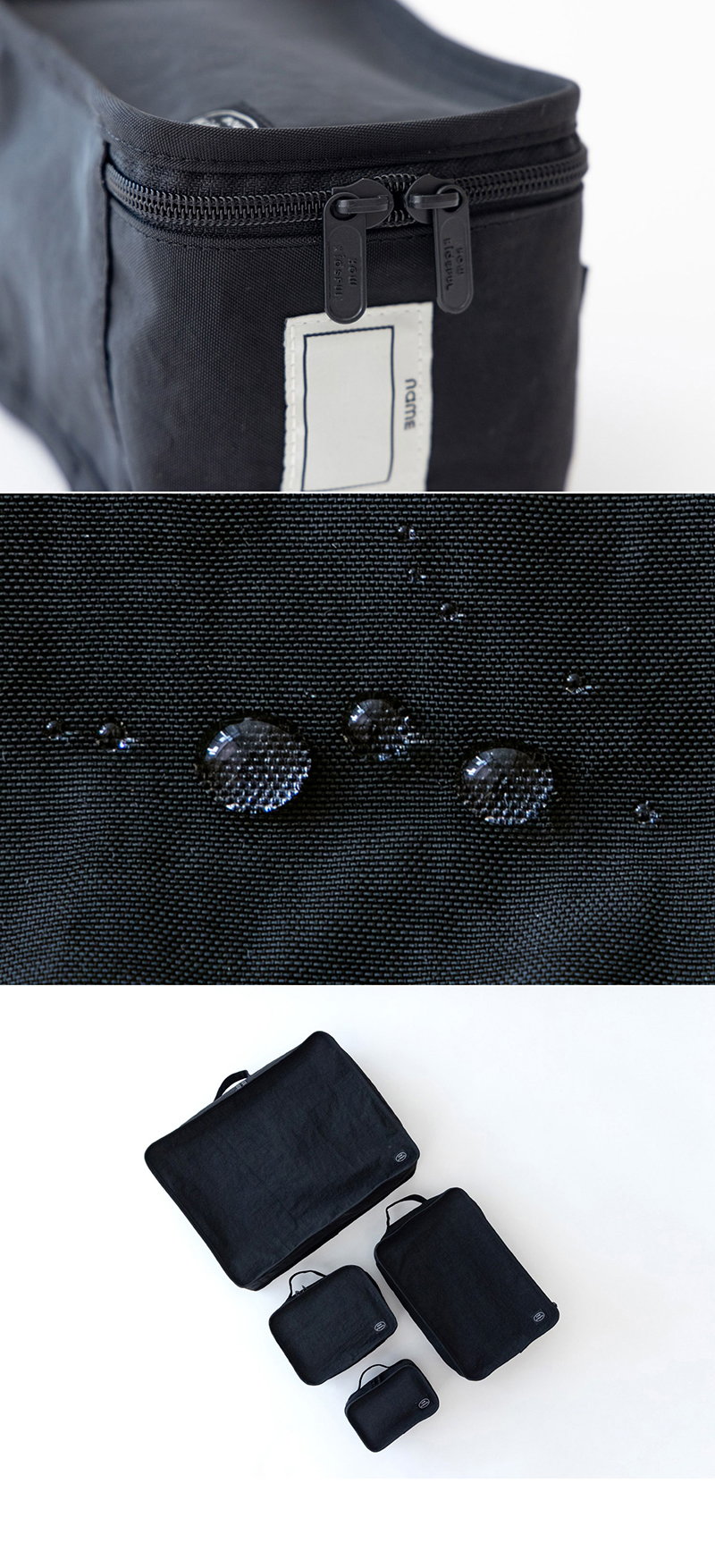 STORAGE BAG - MINI (BLACK) 상세 이미지 2