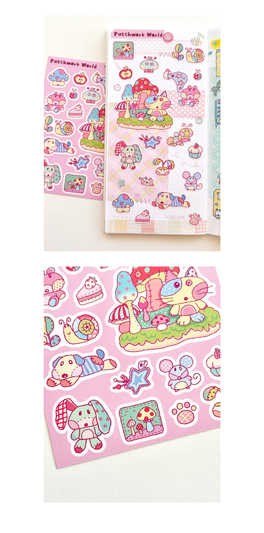 Patchwork World 스티커 상세 이미지 2