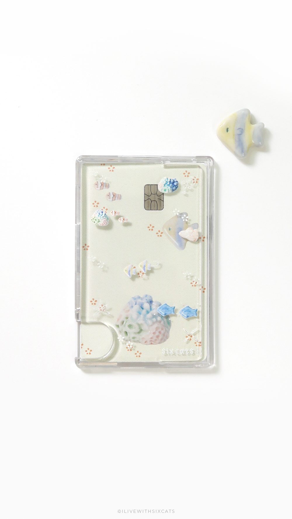 [투명 맥세이프 카드지갑] coral friends 상세 이미지 2