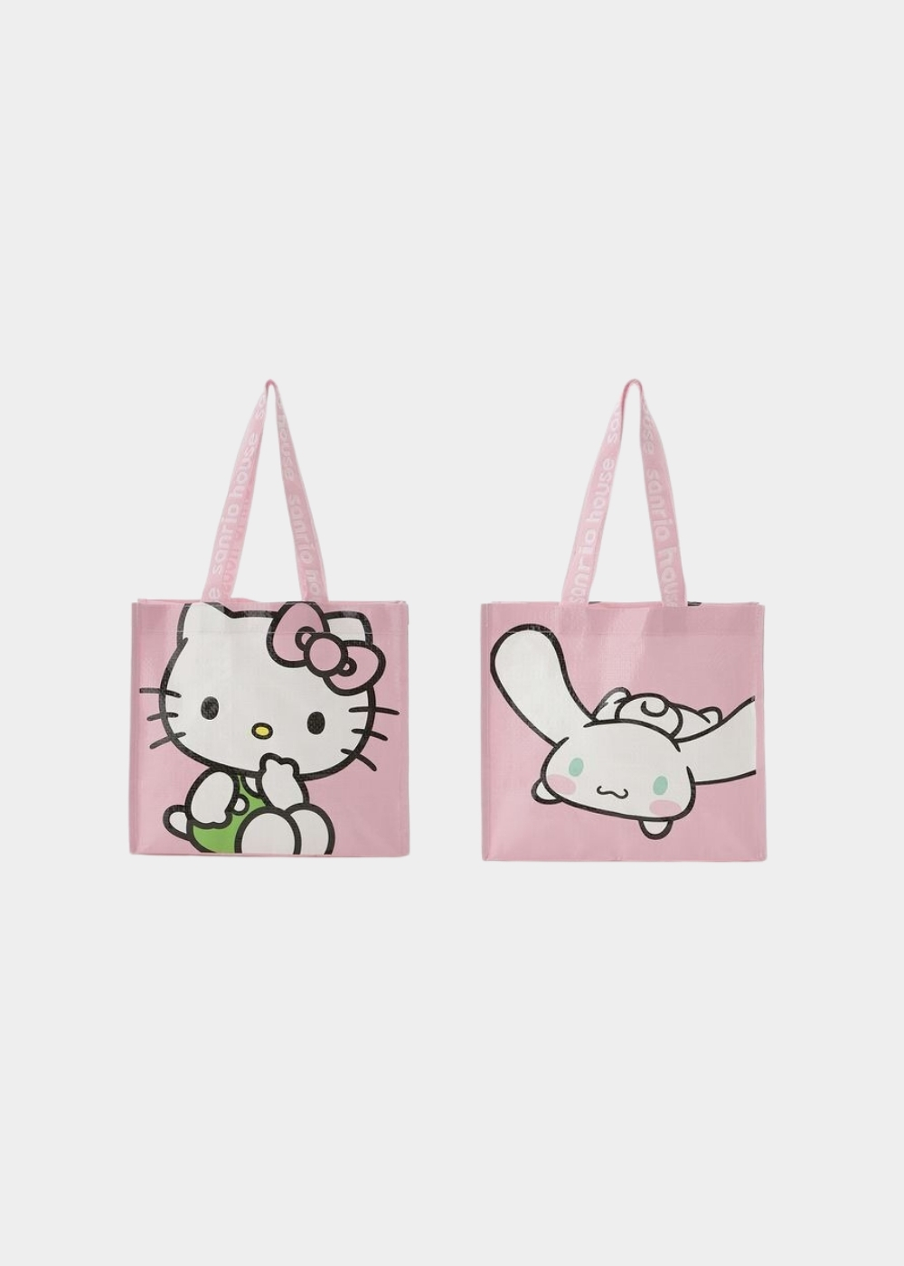 [산리오하우스] Sanrio 헬로키티 타포린 쇼핑백 스몰 (PINK) 상세 이미지 2