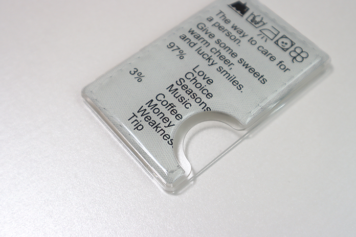 Human care label card pocket (epoxy) 상세 이미지 2