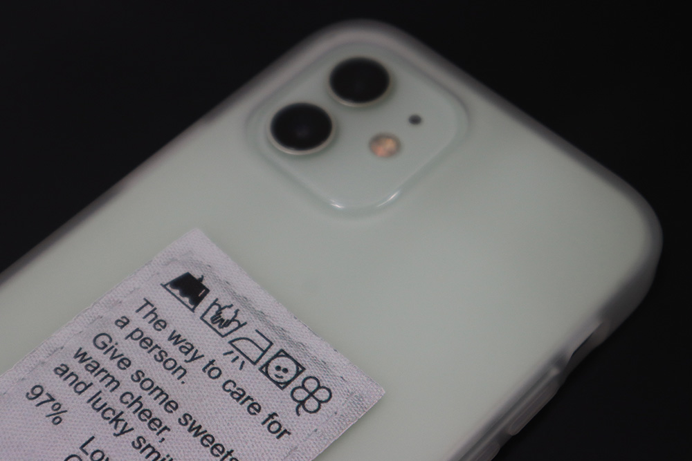 Human care label Case (반투명) 상세 이미지 4