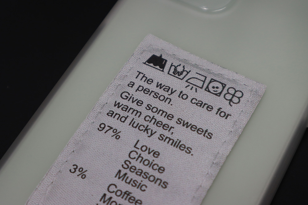 Human care label Case (반투명) 상세 이미지 5