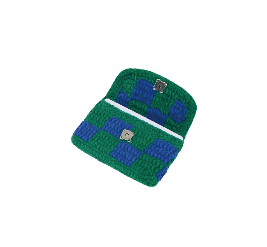 체크메이트 체커보드 카드지갑 (GREEN BLUE) 상세 이미지 4