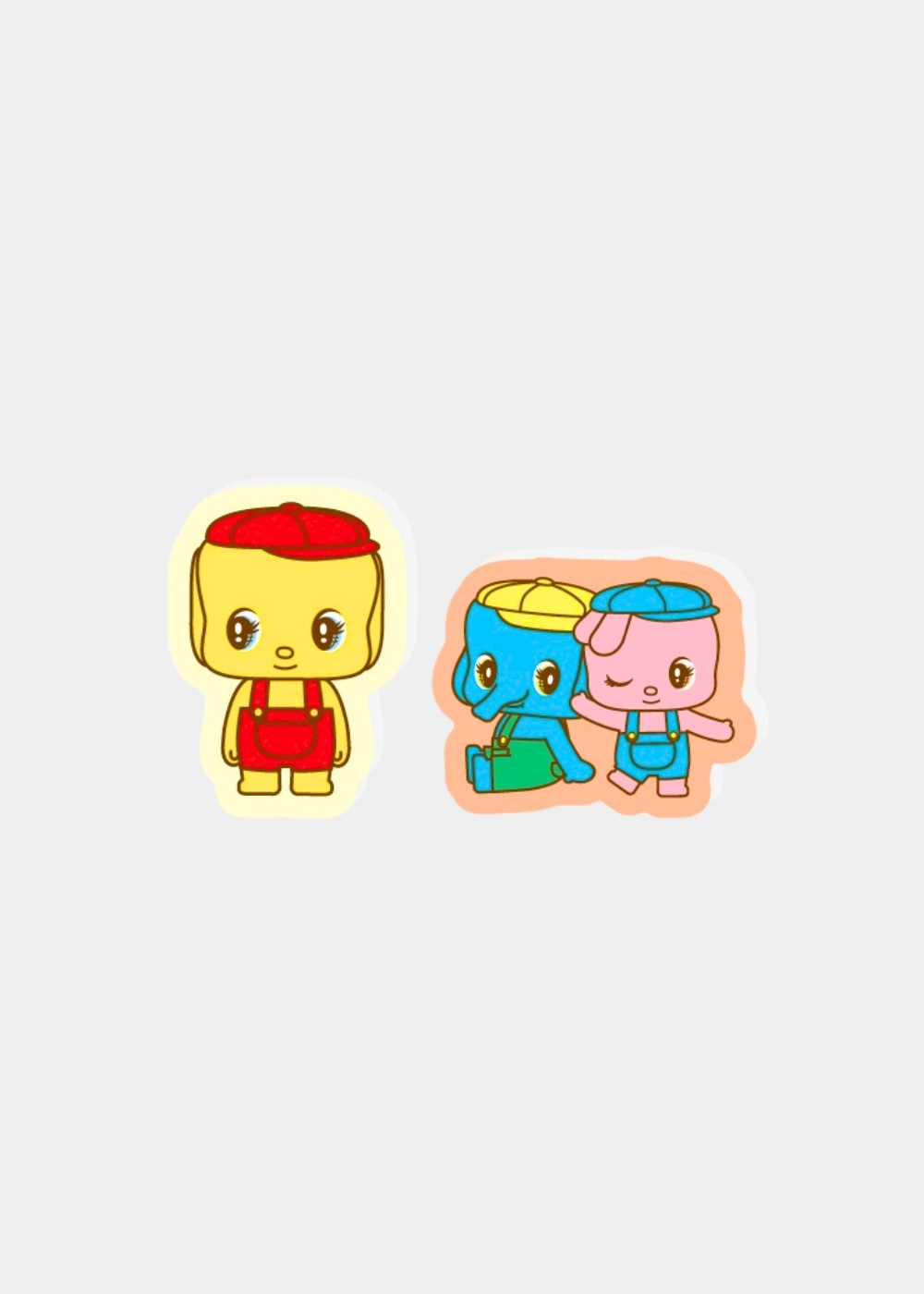 [후에키군] Fueki 후에키 프렌즈 다이컷 아크릴 집게 클립 상세 이미지 3