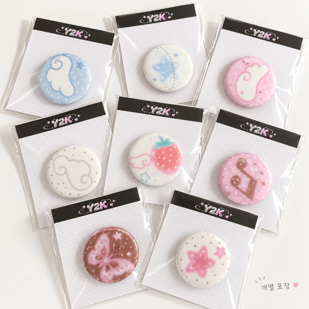 [신상] y2k 포근한 핀뱃지 상세 이미지 5