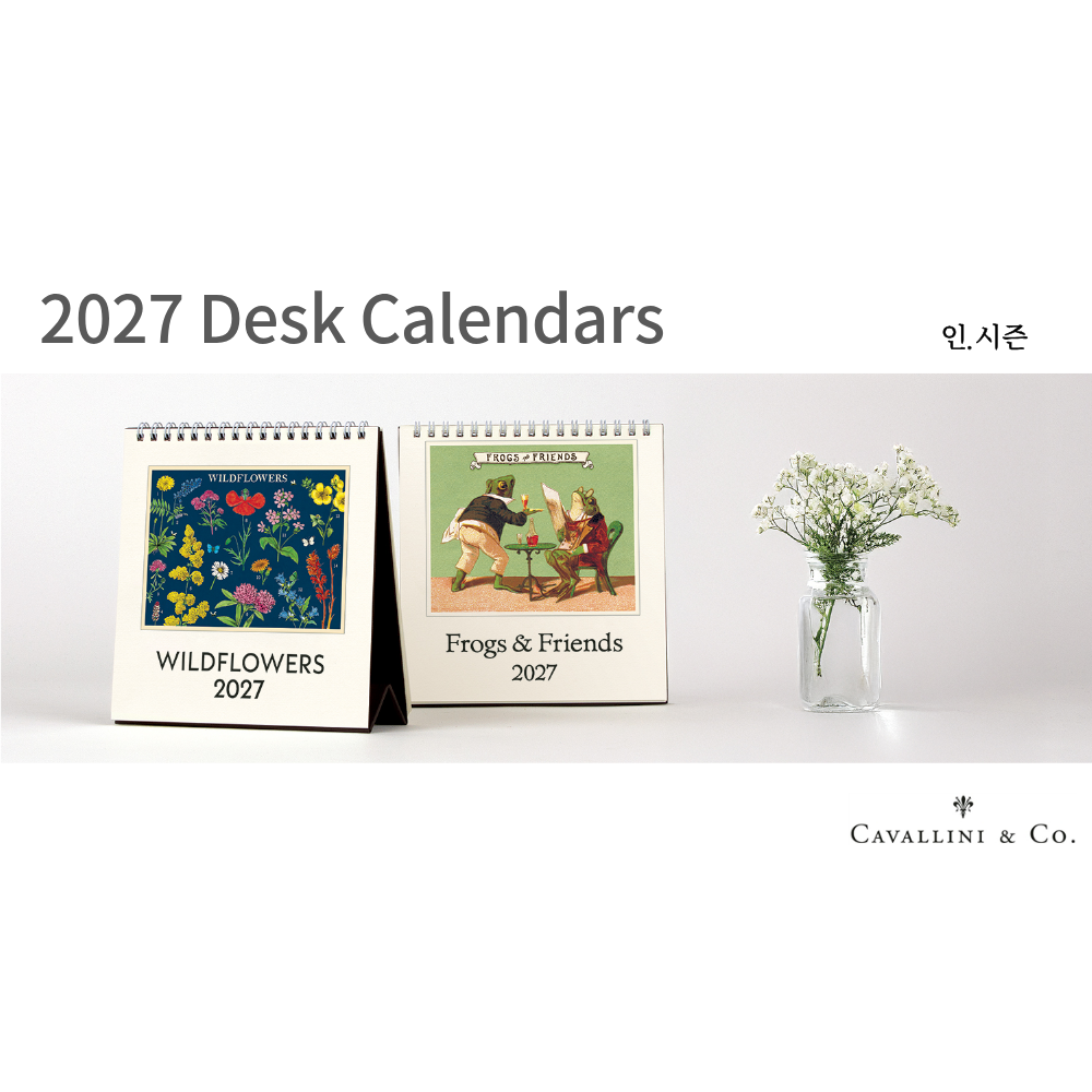 2027데스크캘린더 Vintage Dogs 상세 이미지 1