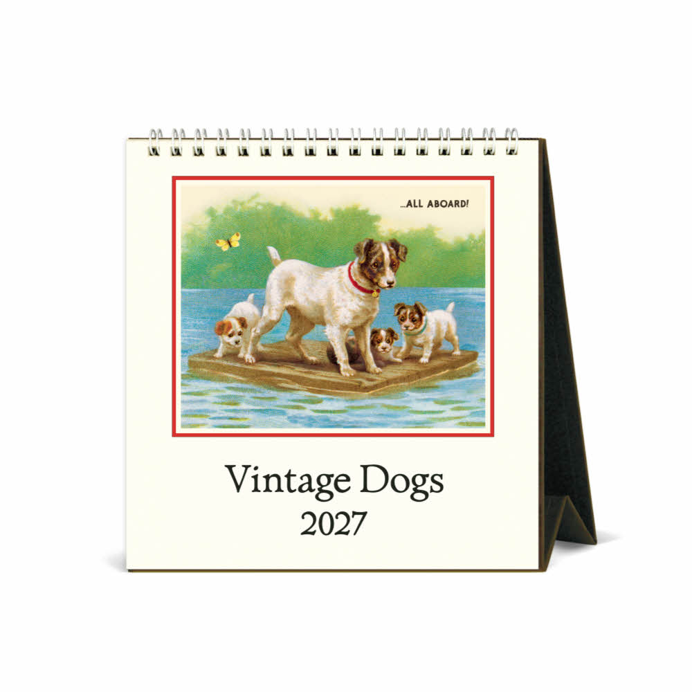 2027데스크캘린더 Vintage Dogs 상세 이미지 2