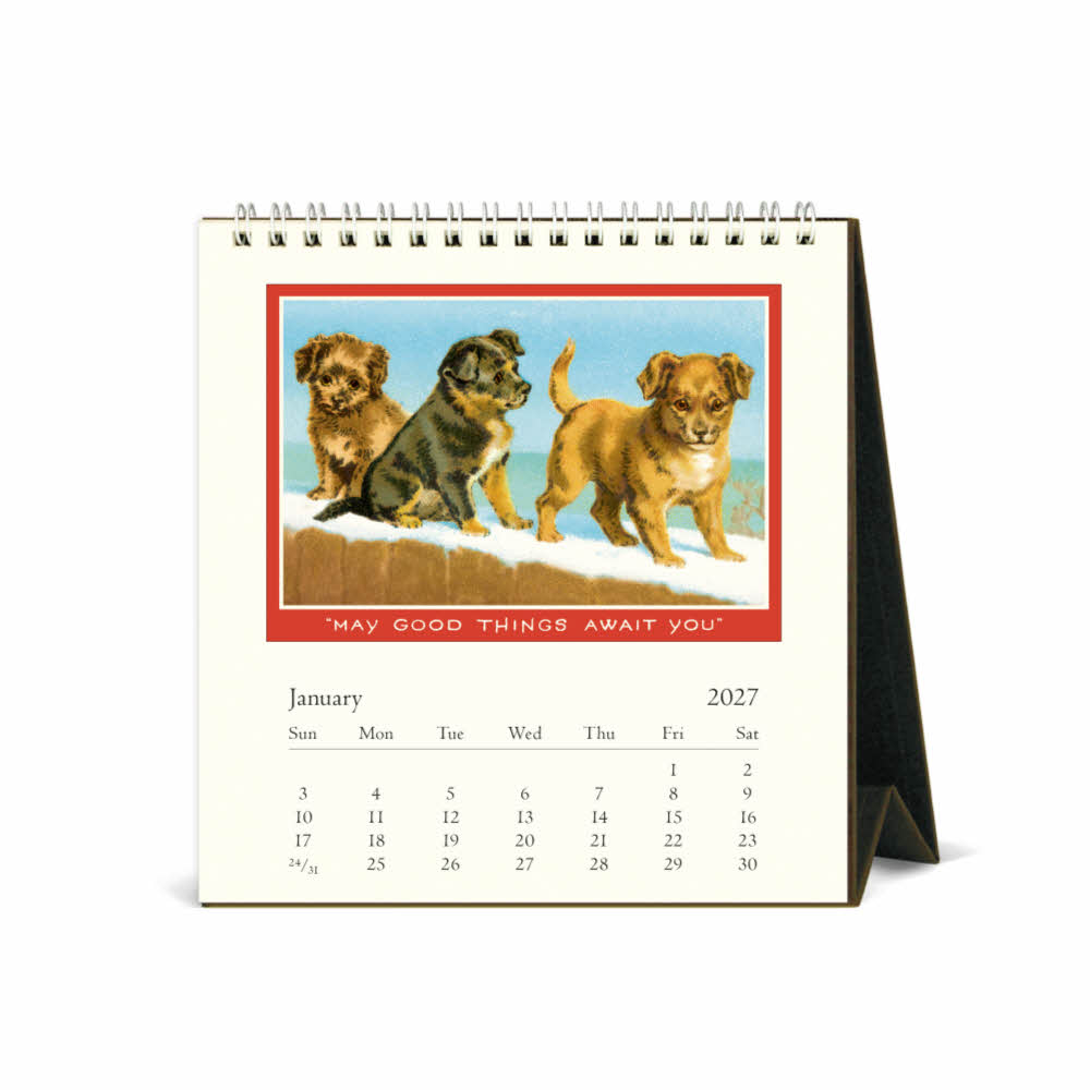2027데스크캘린더 Vintage Dogs 상세 이미지 4