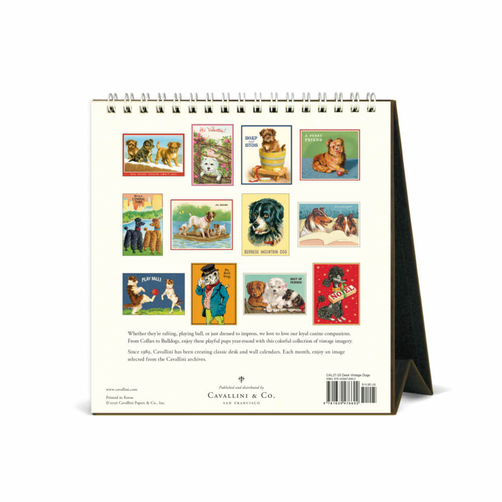 2027데스크캘린더 Vintage Dogs 상세 이미지 5