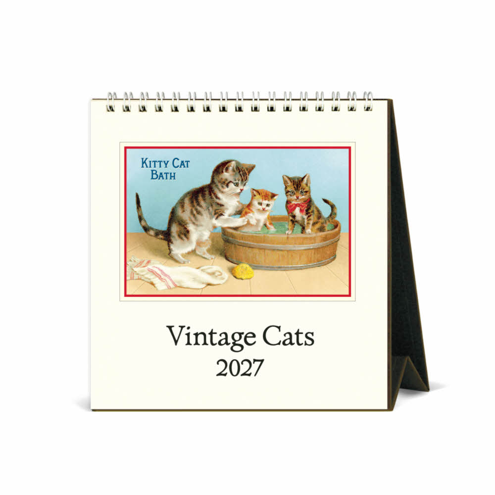 2027데스크캘린더 Vintage Cats 상세 이미지 2
