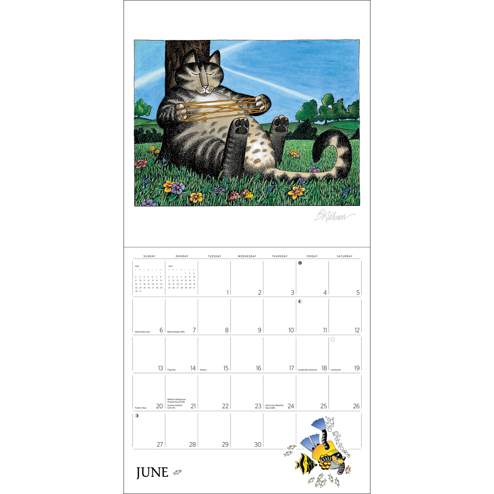 2027년 캘린더 B. Kliban: CatCalendar 상세 이미지 4