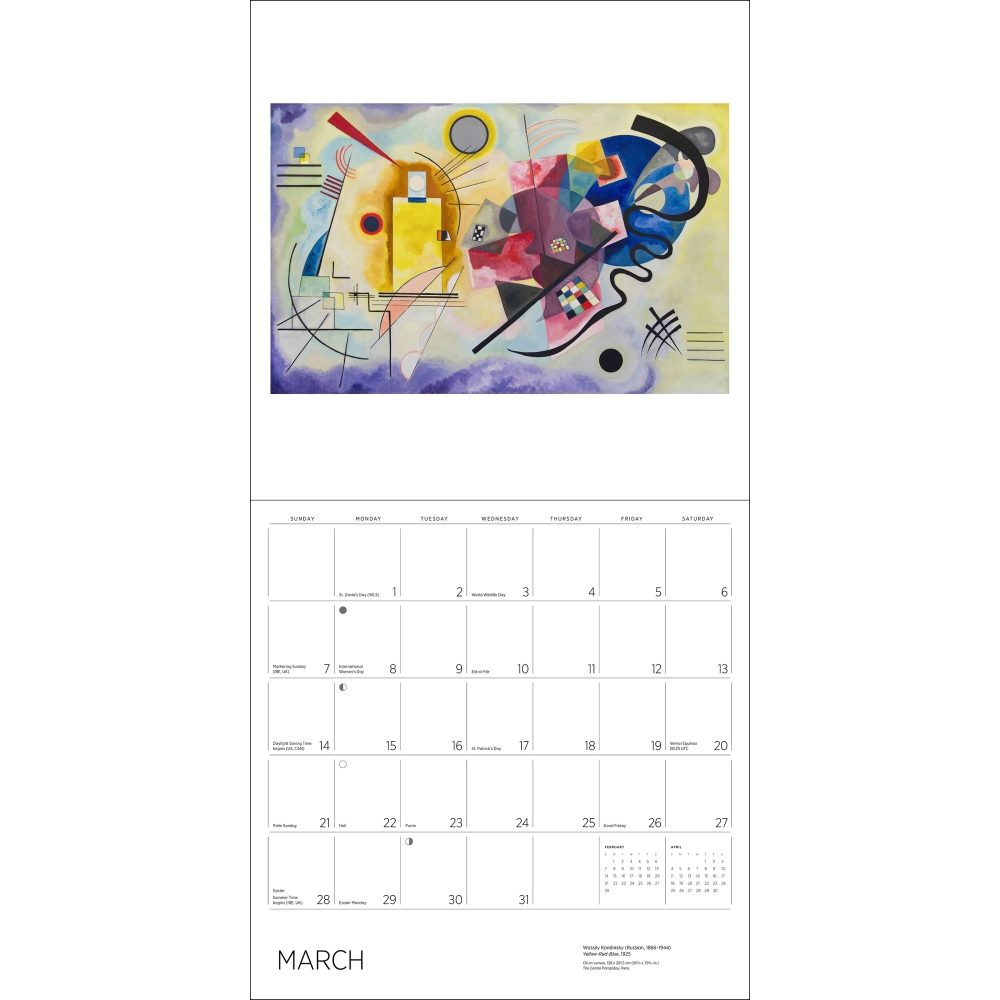 2027년 캘린더 Kandinsky 상세 이미지 4