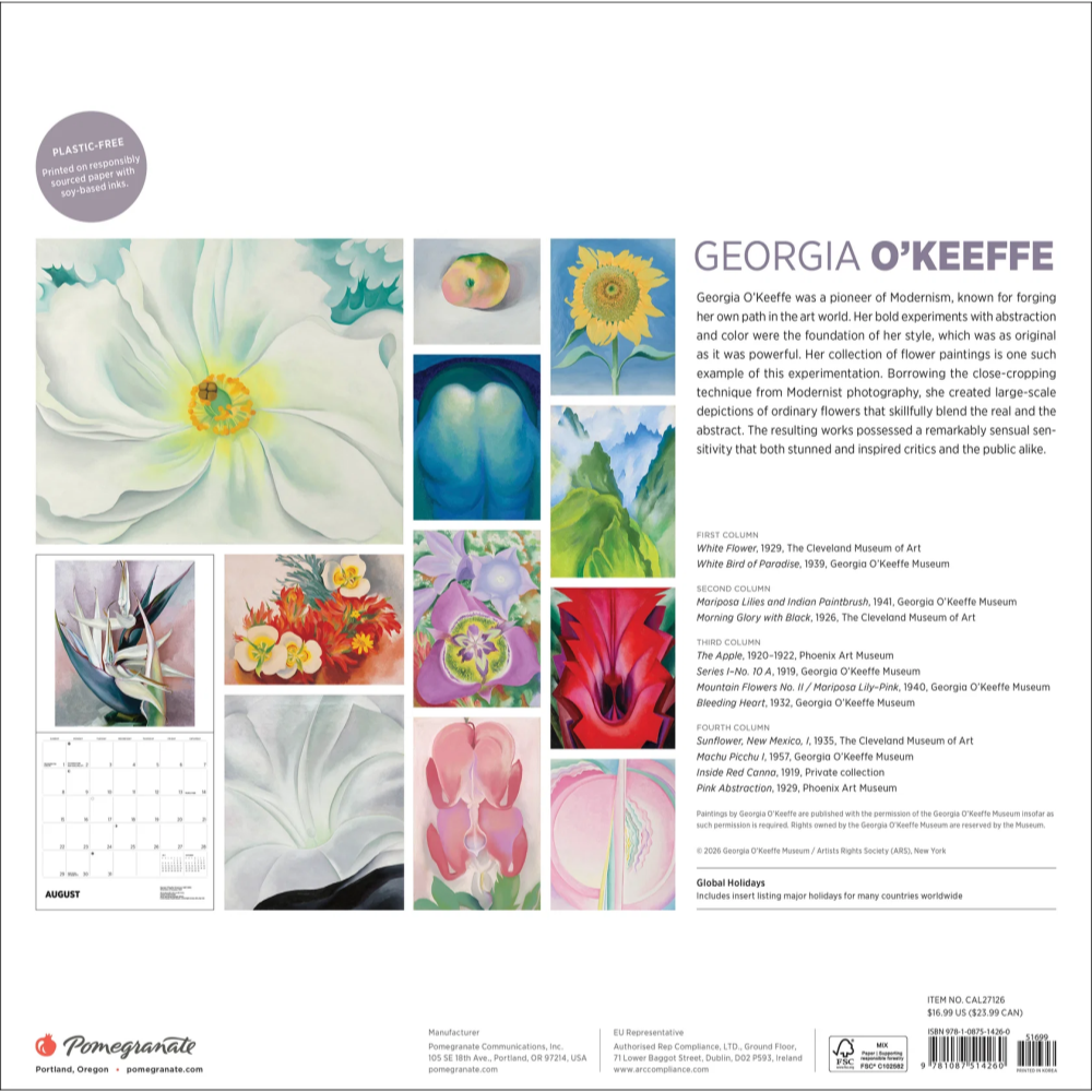 2027년 캘린더 Georgia O'Keeffe 상세 이미지 3