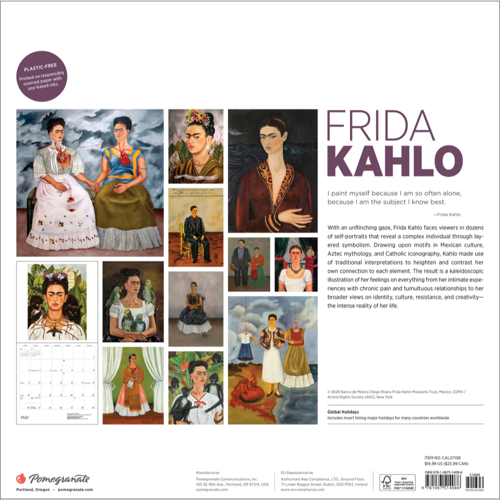 2027년 캘린더 Frida Kahlo 상세 이미지 3