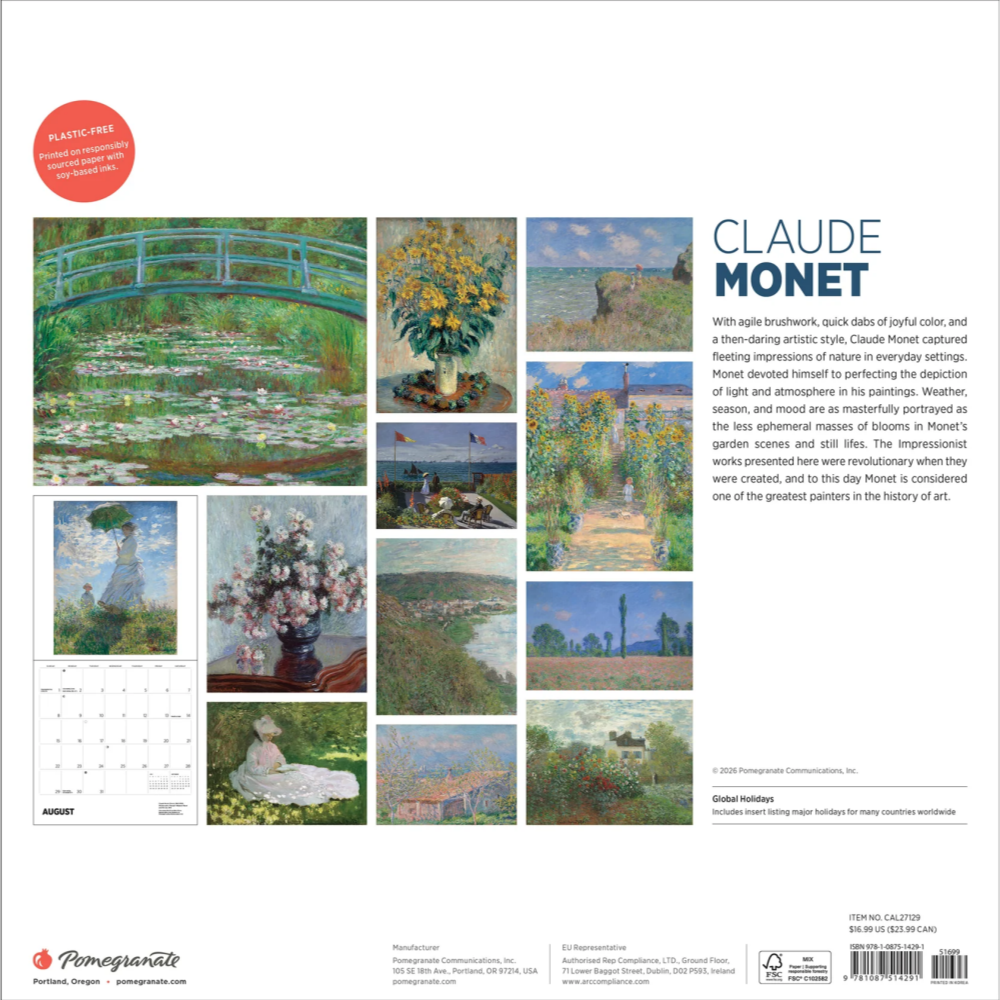 2027년 캘린더 Claude Monet 상세 이미지 3