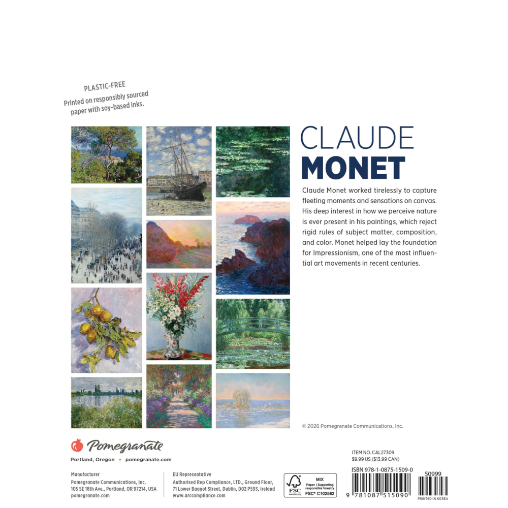 2027년 미니캘린더 Claude Monet 상세 이미지 3