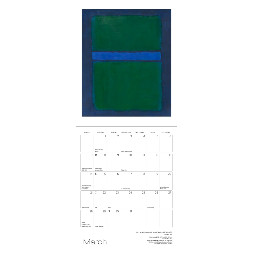 2027년 미니캘린더 Rothko 상세 이미지 4