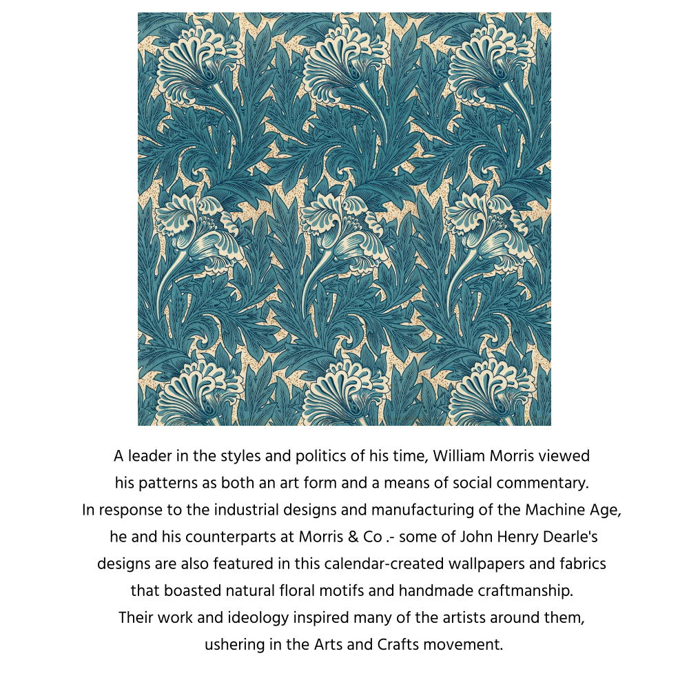 2027년 캘린더 William Morris: Arts & Crafts Designs 상세 이미지 5