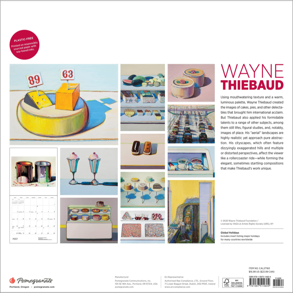 2027년 캘린더 Wayne Thiebaud 상세 이미지 3