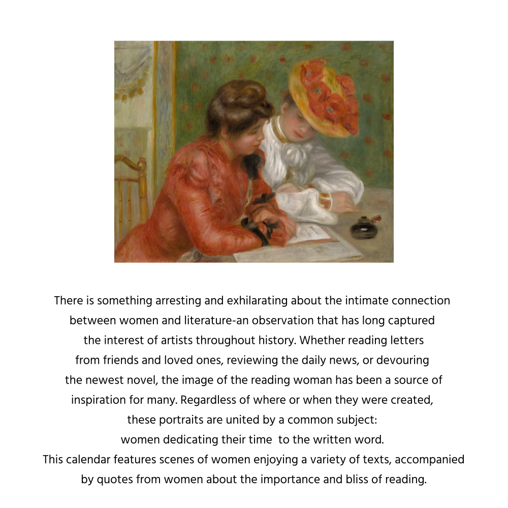 2027년 캘린더 The Reading Woman 상세 이미지 5