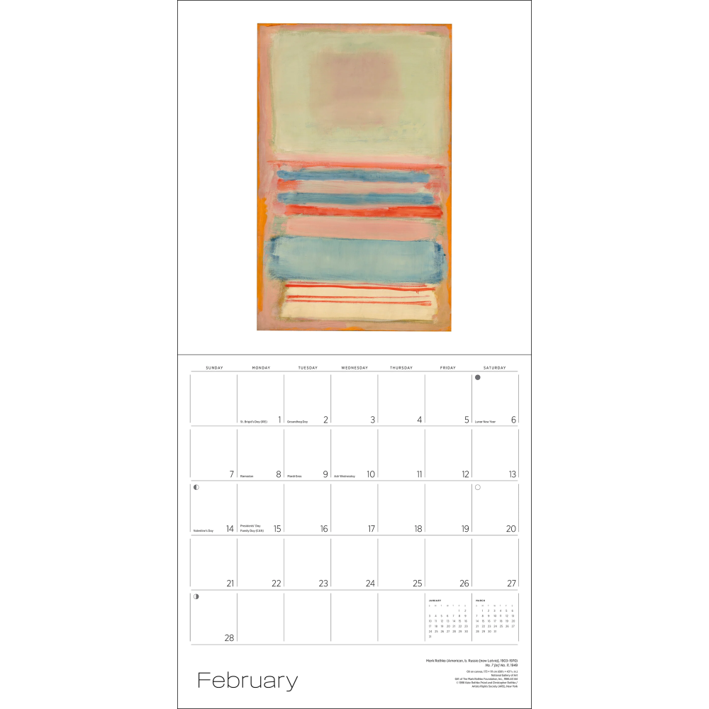 2027년 캘린더 Rothko 상세 이미지 4