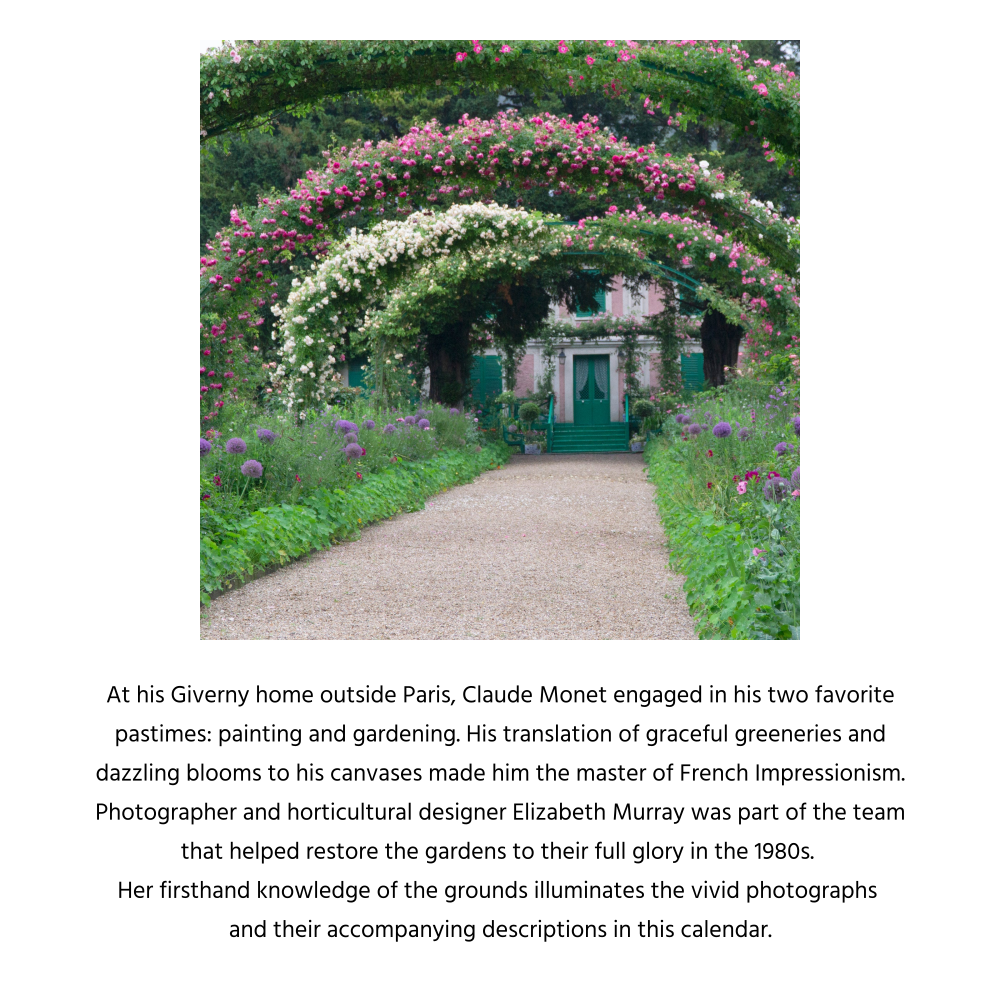 2027년 캘린더 Monet's Passion: The Gardens at Giverny 상세 이미지 5