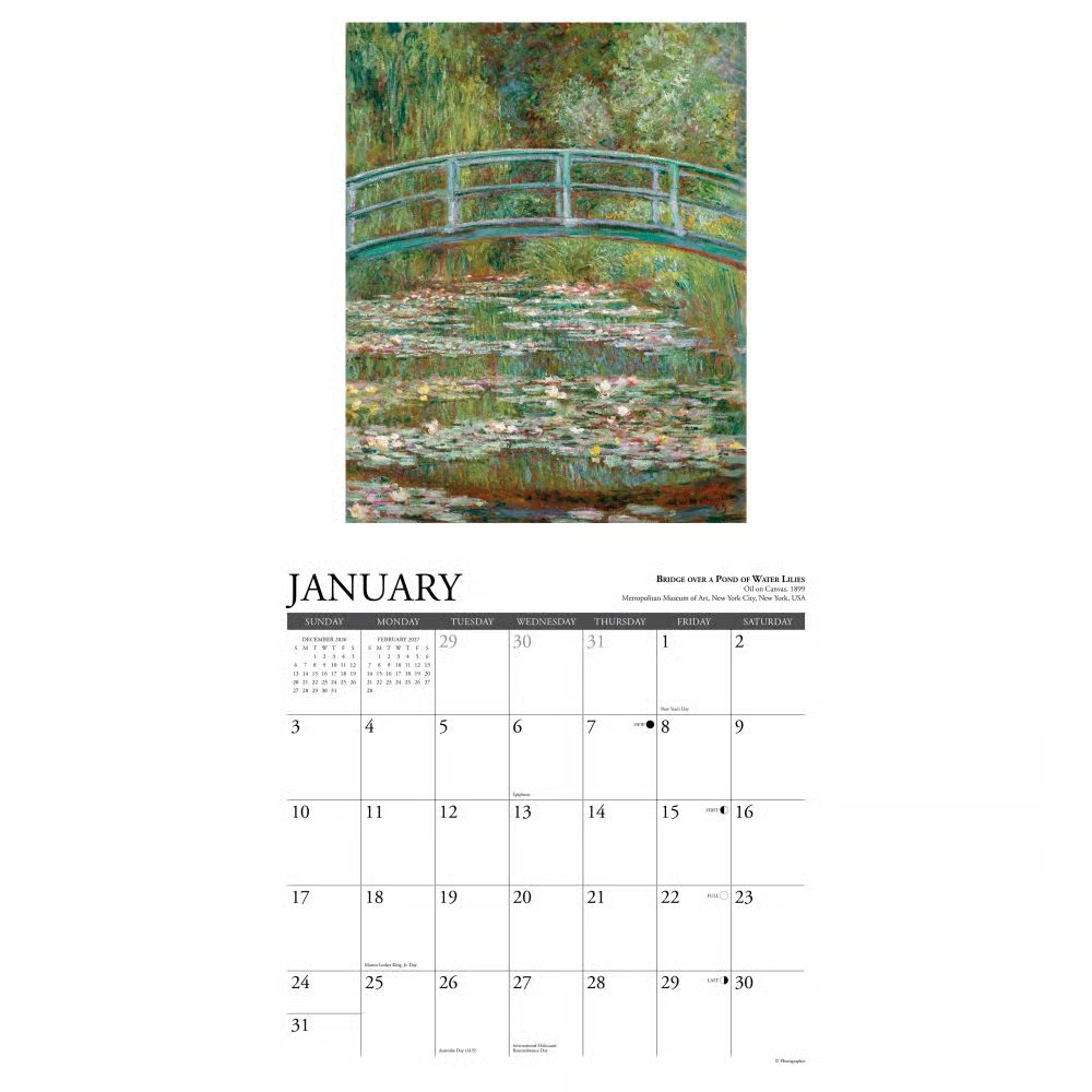 2027년 캘린더 Monet 상세 이미지 4