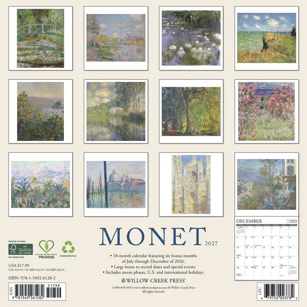 2027년 캘린더 Monet 상세 이미지 5