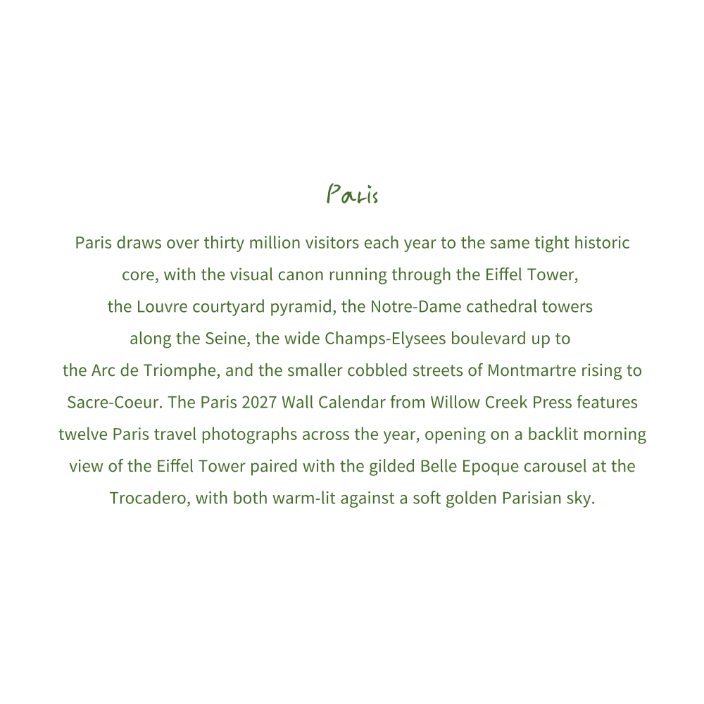 2027년 캘린더 Paris 상세 이미지 3