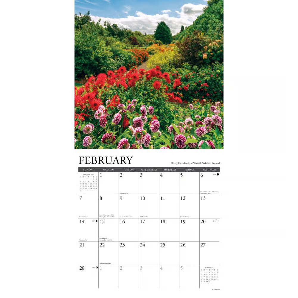 2027년 캘린더 Garden View 상세 이미지 4