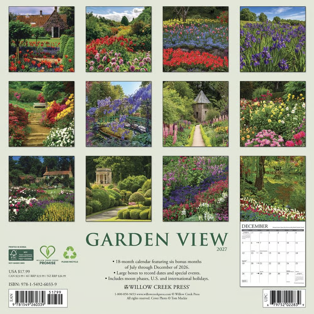 2027년 캘린더 Garden View 상세 이미지 5