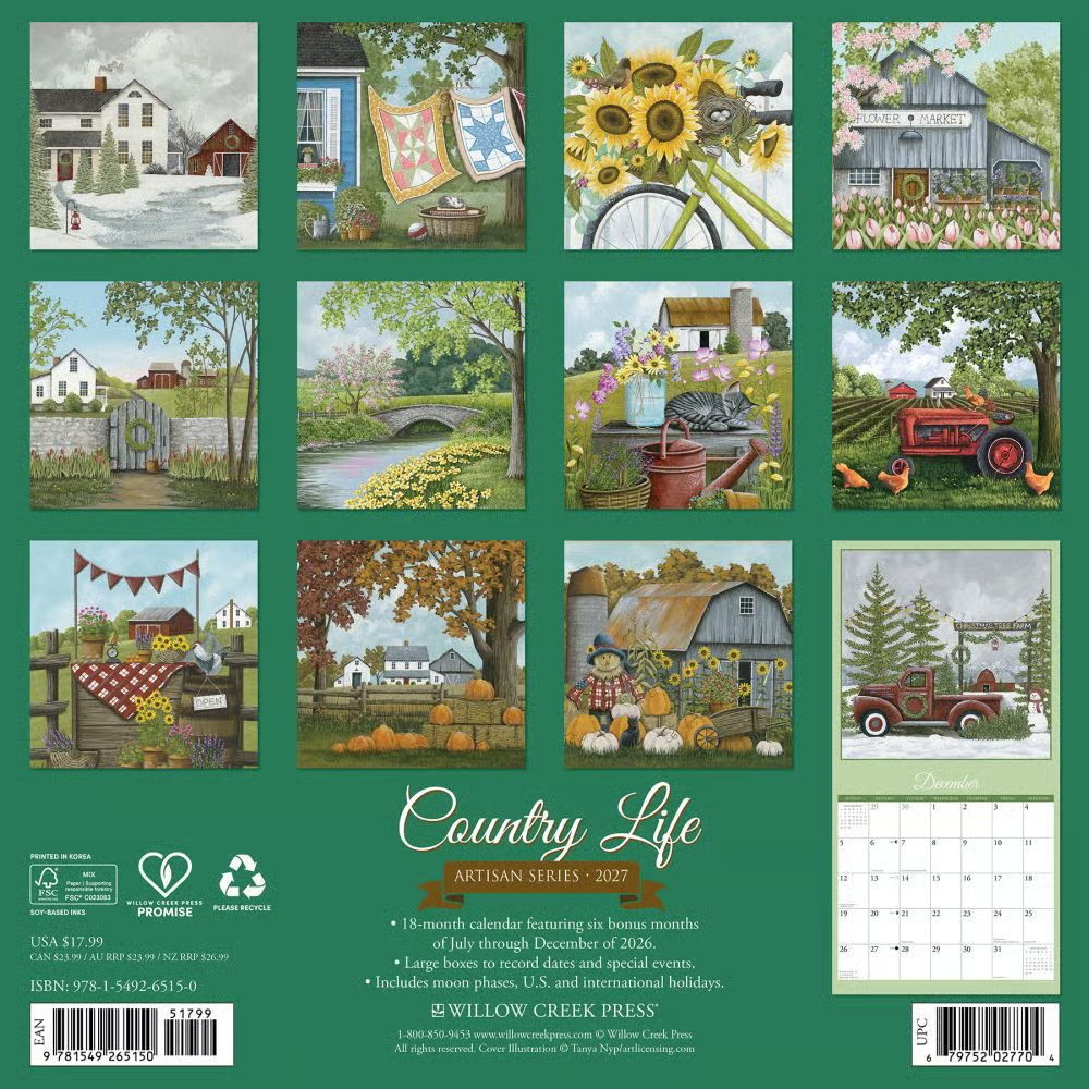 2027년 캘린더 Country Life - Artisan Series 상세 이미지 5