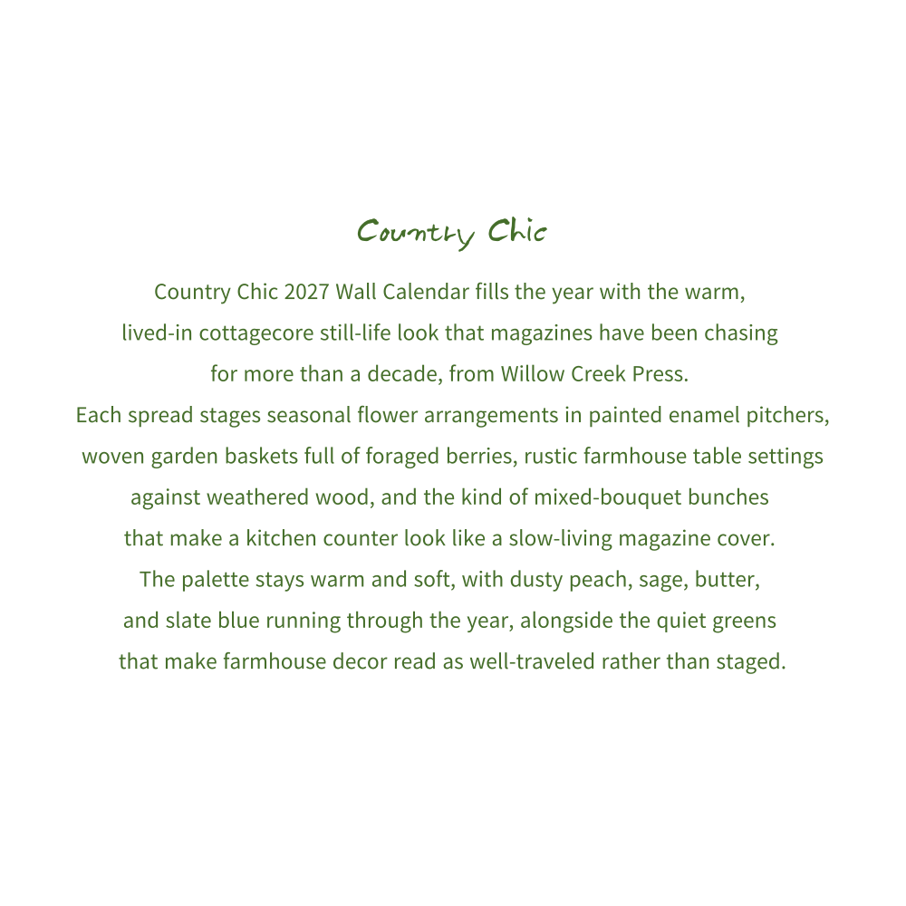 2027년 캘린더 Country Chic 상세 이미지 3