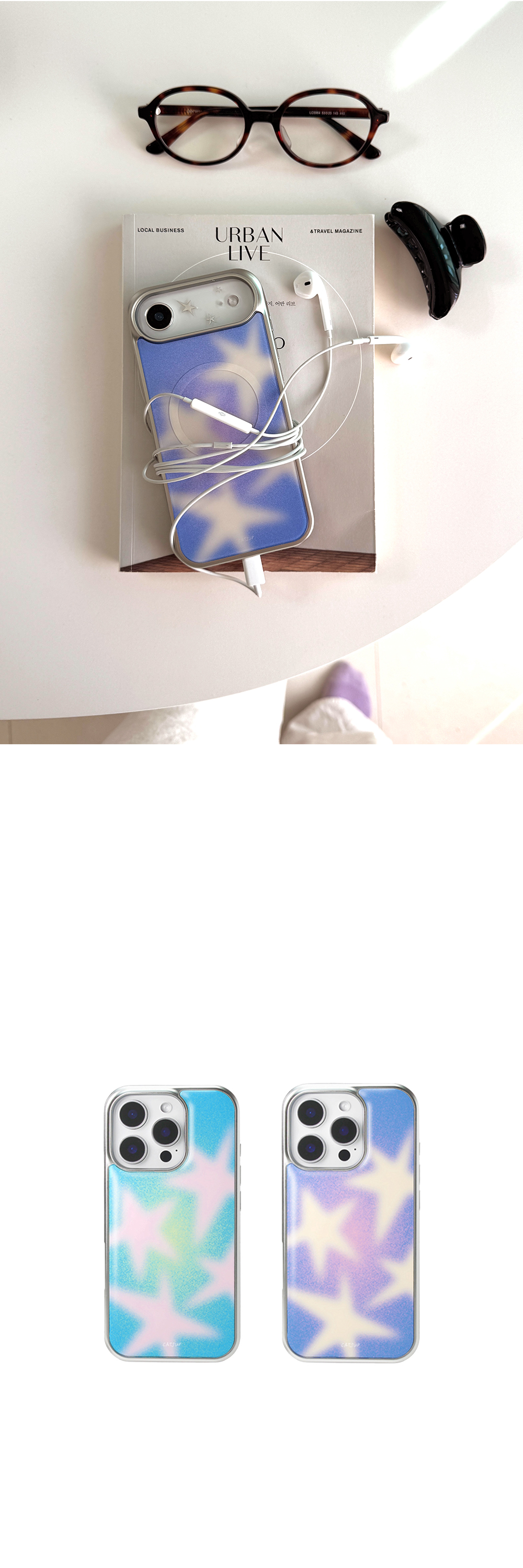 CATSUP l 뉴스타 퍼플 아이폰, 갤럭시 케이스 상세 이미지 3