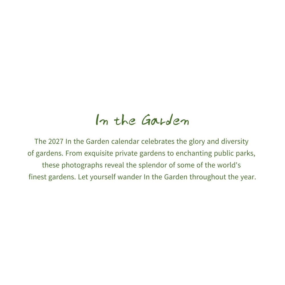2027년 캘린더 In the Garden 상세 이미지 3