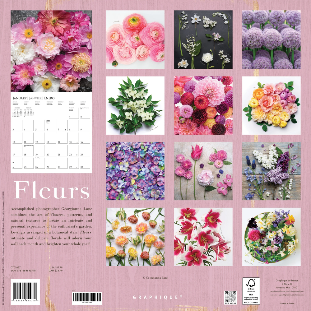 2027년 캘린더 Fleurs 상세 이미지 4