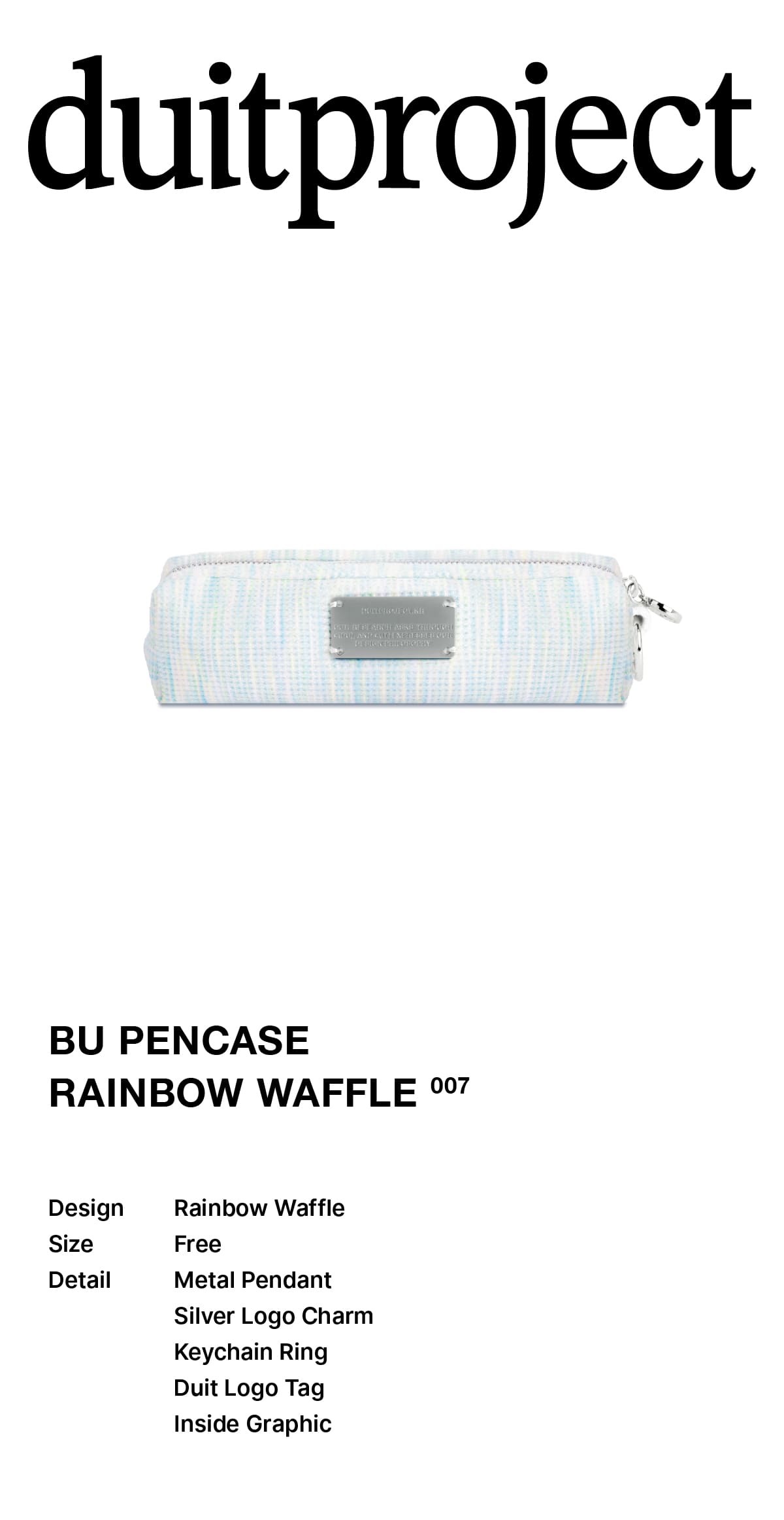 Bu Pencase 007 Rainbow waffle 상세 이미지 1