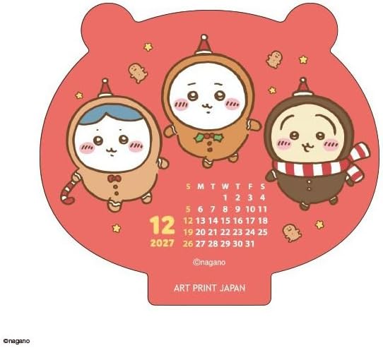 치이카와 다이컷 탁상용 2027 달력 캘린더 상세 이미지 5