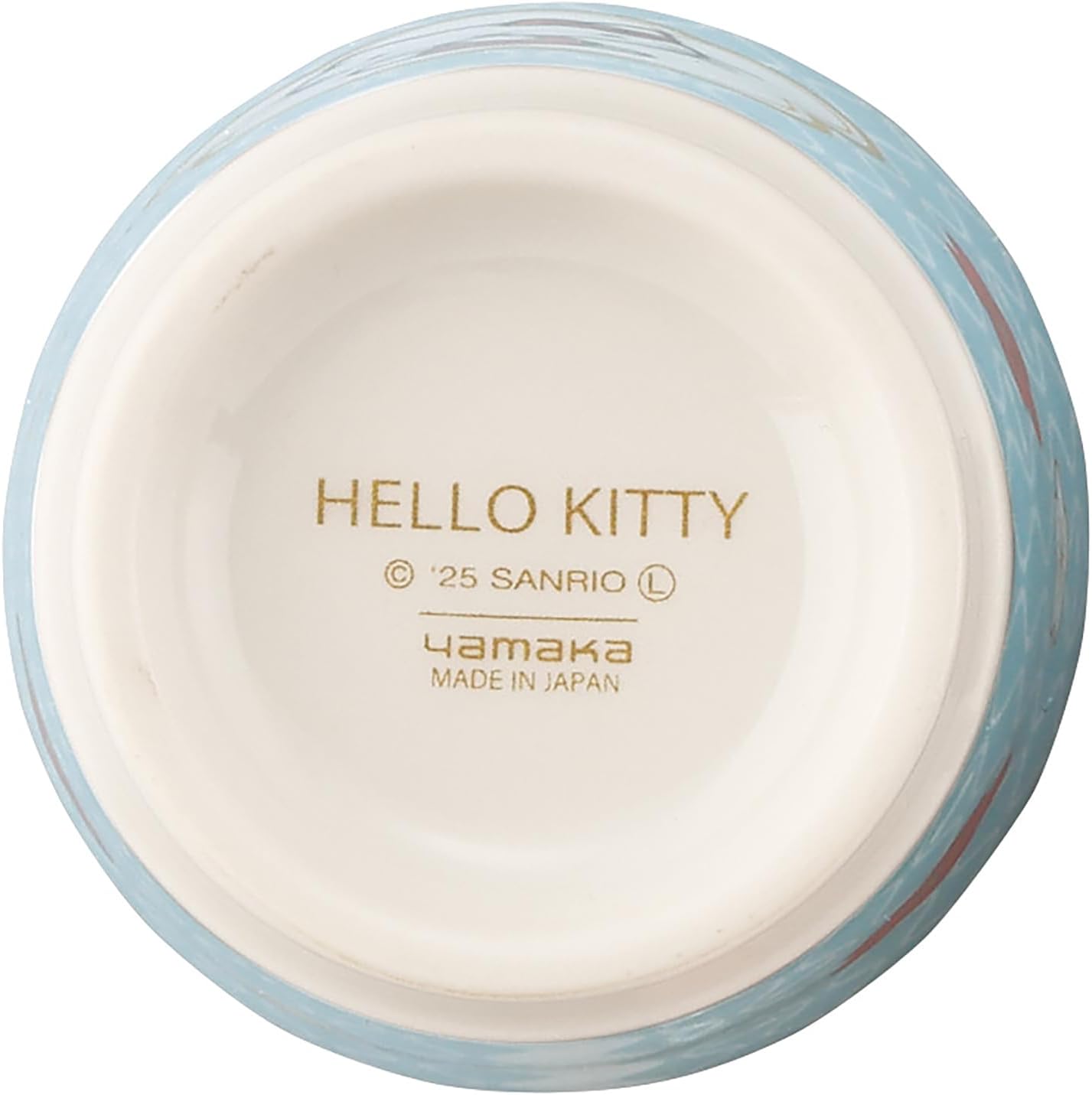 일본 야마카 상점 헬로키티 블루 세라믹 머그컵 240ml 상세 이미지 3