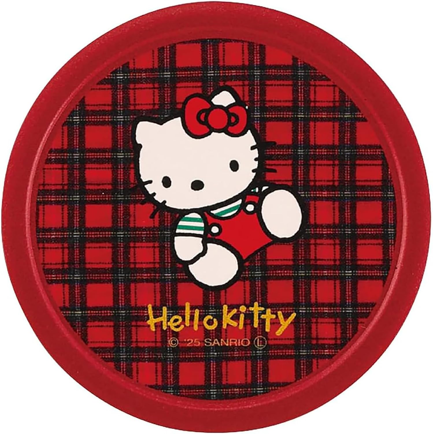 일본 야마카 상점 레트로 헬로키티 도자기 물기흡수 컵받침 코스터 상세 이미지 1