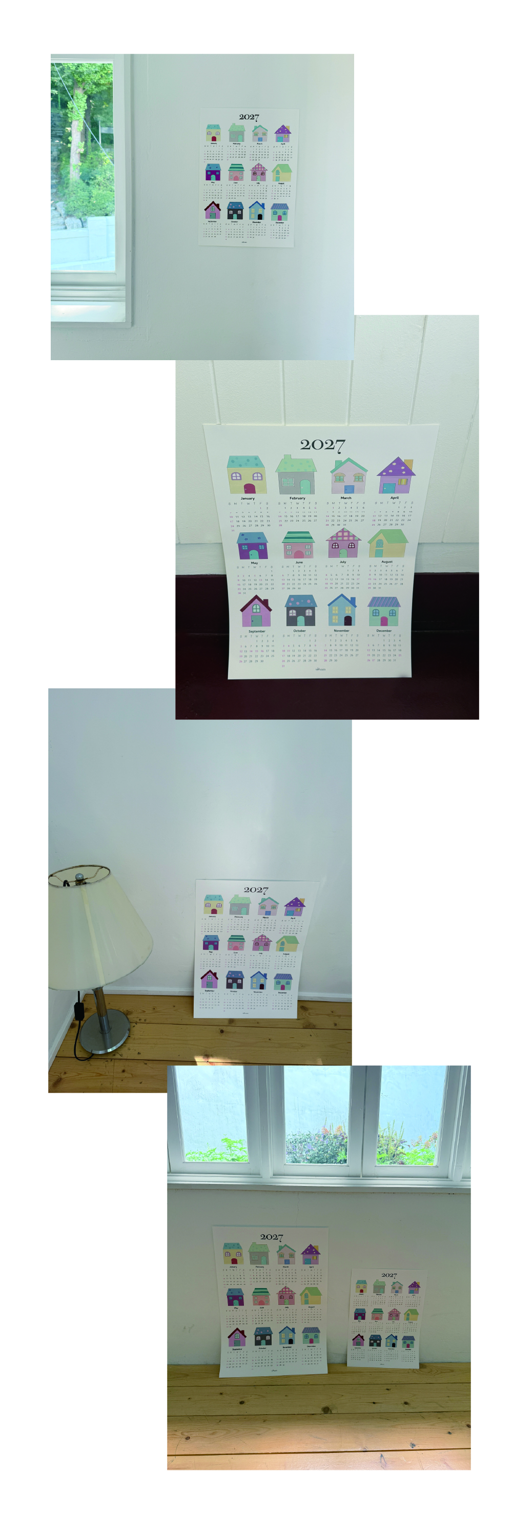 위시룸 2027년 벽 달력 연력 포스터 (my wish house) 상세 이미지 3