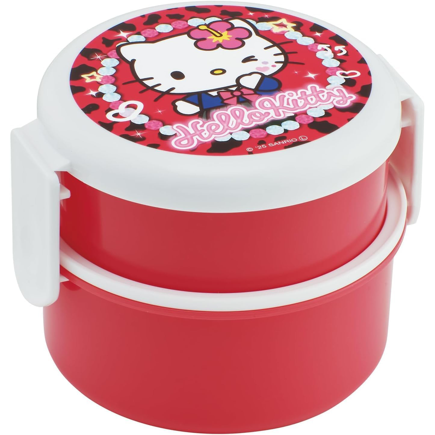 스케이터 Skater 헬로키티 스쿨 원형 2단 도시락통 런치박스 500ml 상세 이미지 1