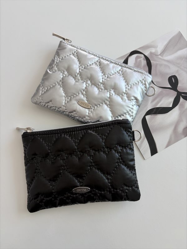 [handmade]하트 미니 파우치 카드지갑 heart mini pouch 상세 이미지 2