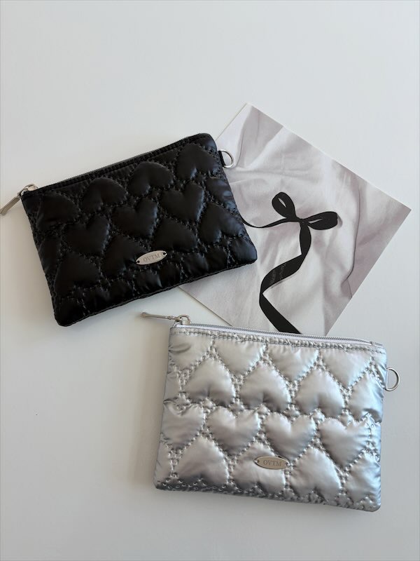 [handmade]하트 미니 파우치 카드지갑 heart mini pouch 상세 이미지 4