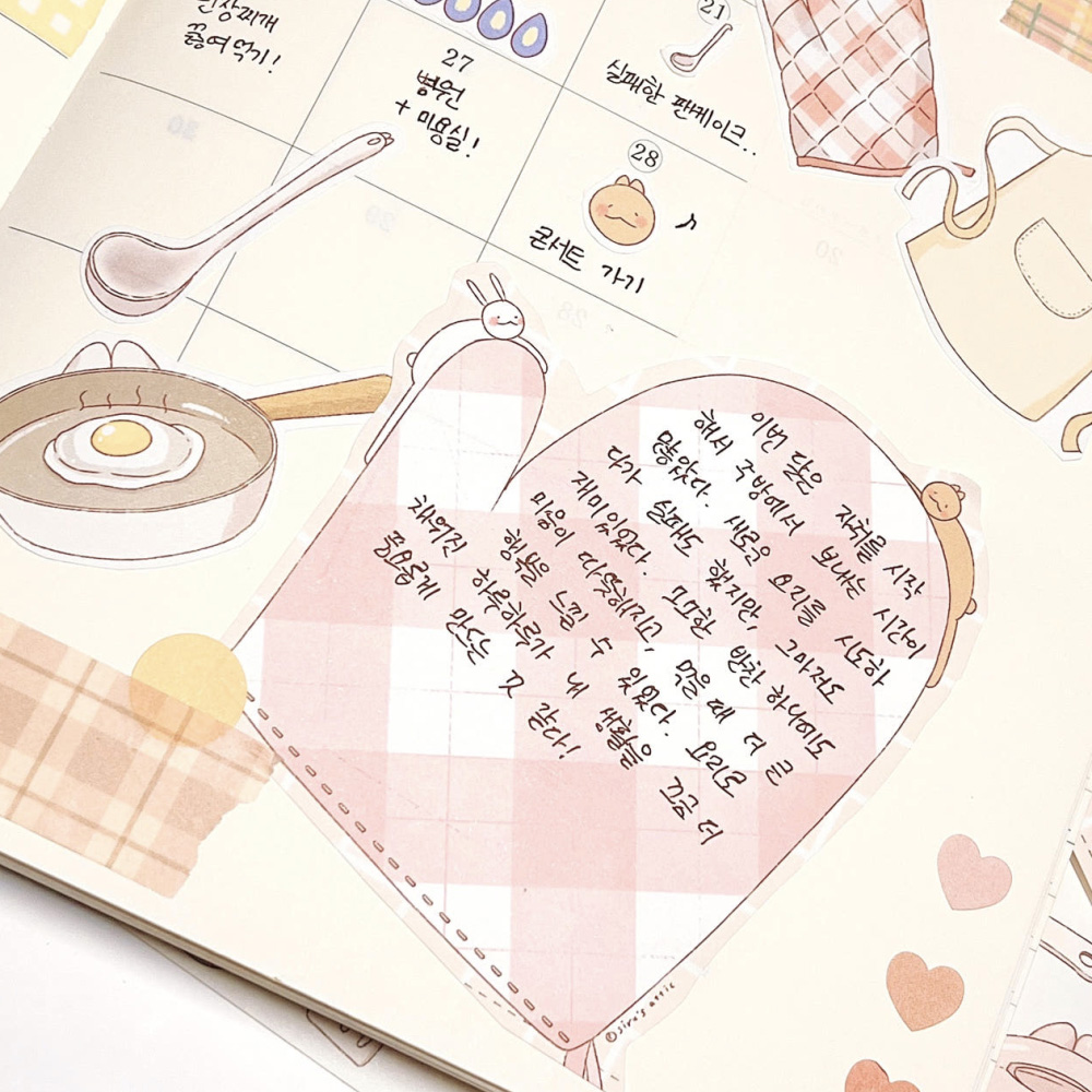 주방장갑 떡메모지(50매) 상세 이미지 2