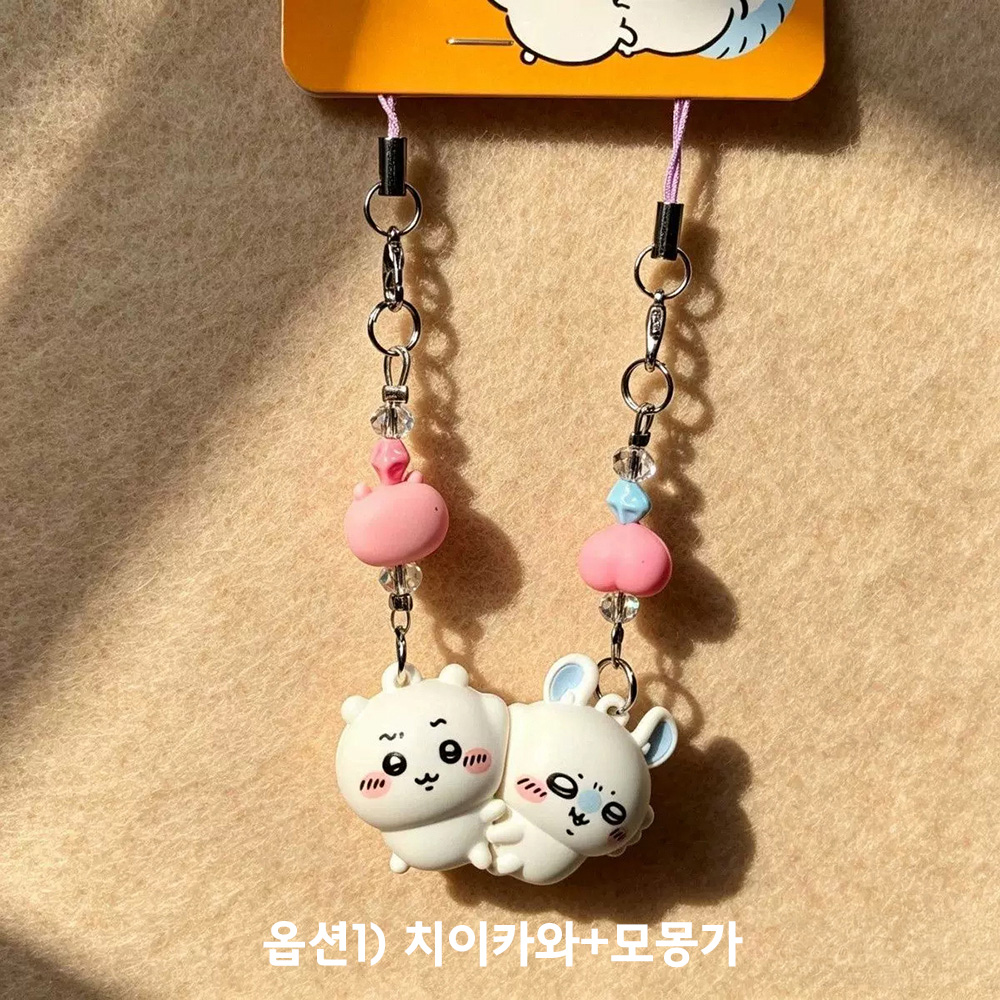 치이카와 우사기 하치와레 모몽가 먼작귀 자석 키링 상세 이미지 1